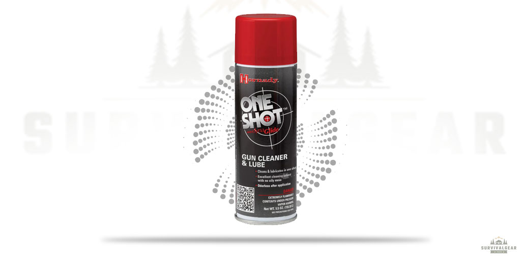 Hornady ONE SHOT with DynaGlide Plus Gun Cleaner and Dry Lube