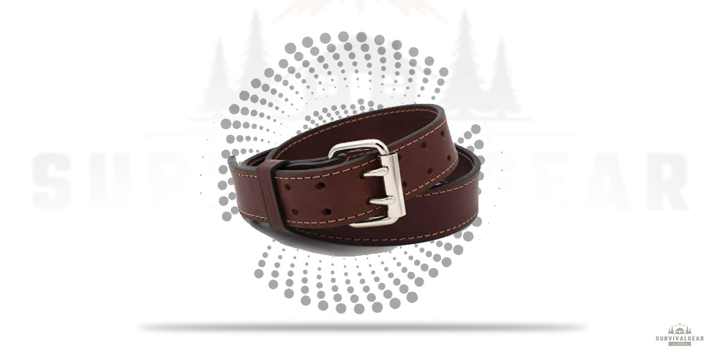The "Double Tap" Leather Gun Belt