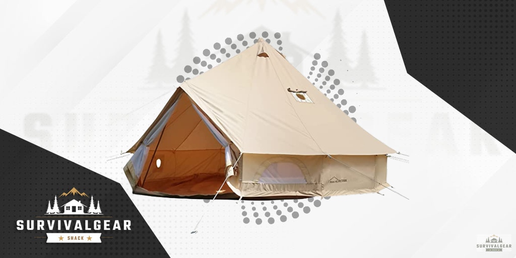 DANCHEL OUTDOOR 4 Season Canvas Yurt Tent