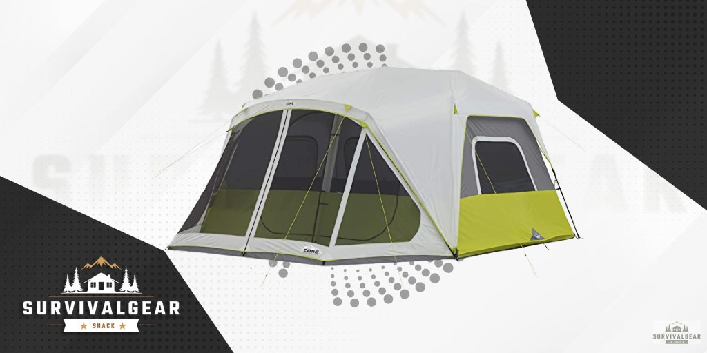 CORE 10-Person Instant Cabin Tent with Screen Room