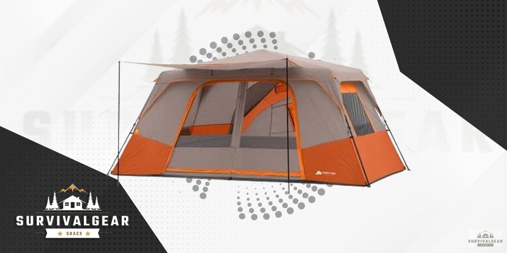 Ozark Trail 11-Person 3 Room Instant Cabin-Style Tent